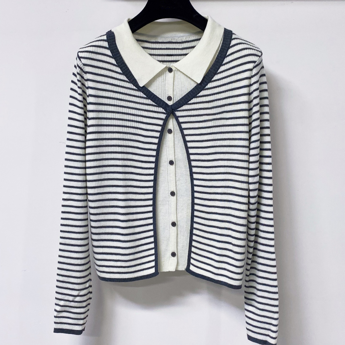 คุณภาพสูงผู้หญิงโปโลคอปกถักลาย - Silk Blouse บทวิจารณ์และราคา
