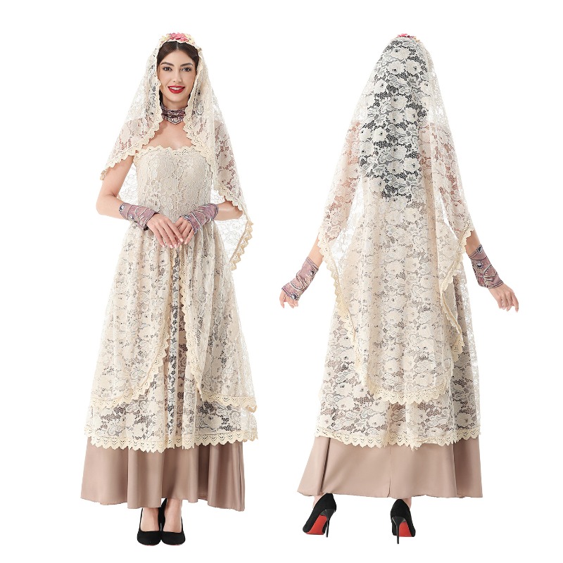 ชุดเดรสยาวผ้าลูกไม้สไตล์วินเทจ - Wedding Dress บทวิจารณ์และราคา
