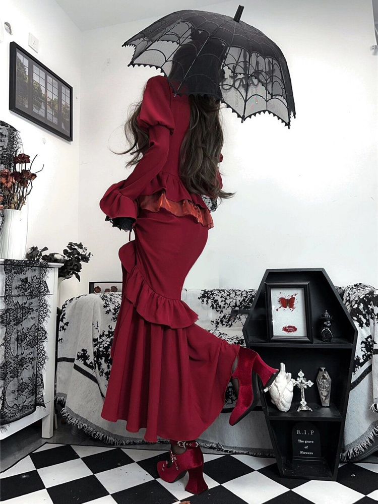 ฤดูใบไม้ผลิสีแดงชุดวินเทจผู้หญ - Women'S Red Formal Wear บทวิจารณ์และราคา