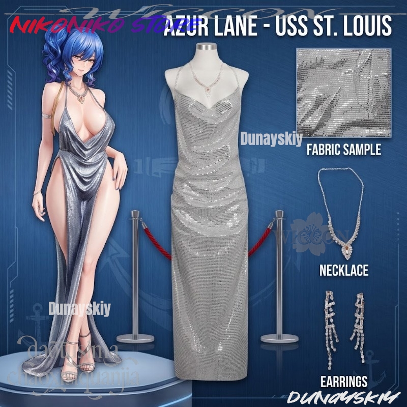 อะนิเมะเกมอาซูร์ เลน คอสเพลย์  - Evening Gown บทวิจารณ์และราคา