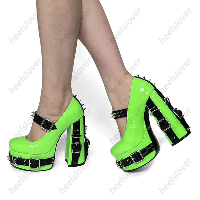 Ahhlsion รองเท้าส้นสูงสำหรับผู - Pump Heel Block บทวิจารณ์และราคา