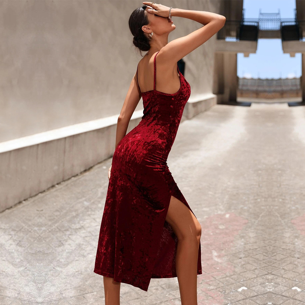 เดรสผู้หญิงฤดูใบไม้ร่วงฤดูหนาว - Midi Dress บทวิจารณ์และราคา