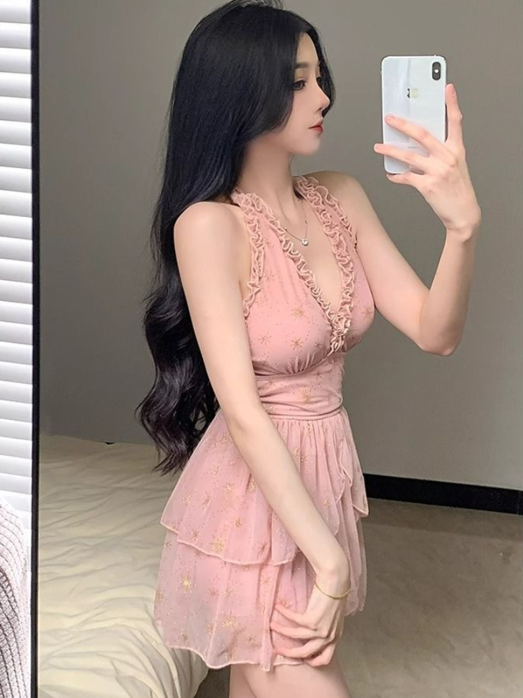 ชุดว่ายน้ำวันพีซแบบกระโปรงสำหร - Womens Suit บทวิจารณ์และราคา