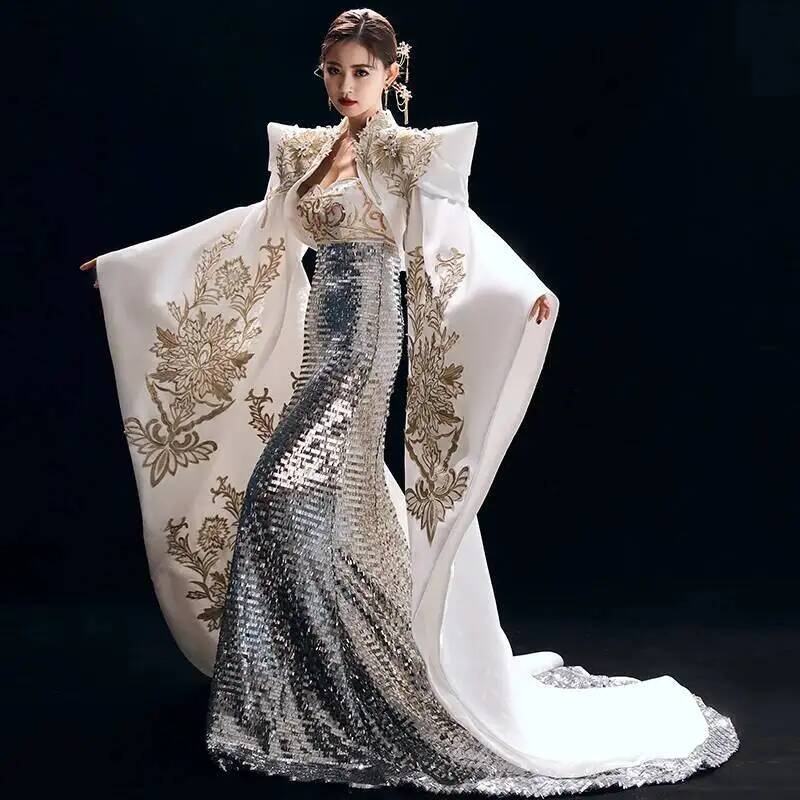 ชุดราตรีสไตล์จีนสุดหรูสำหรับผู - Formal Dress บทวิจารณ์และราคา