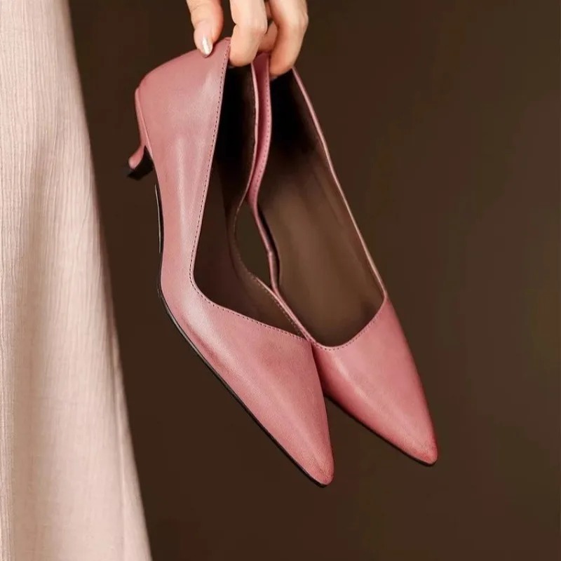 รองเท้าส้นเข็มหัวแหลมแฟชั่นสำห - Womens Heels บทวิจารณ์และราคา