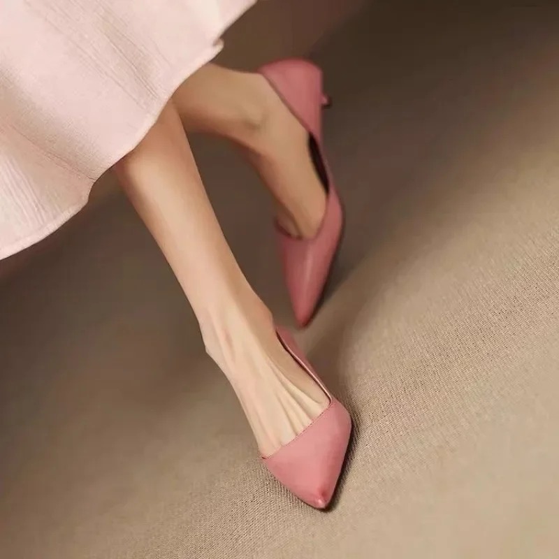 รองเท้าส้นเข็มหัวแหลมแฟชั่นสำห - Womens Heels บทวิจารณ์และราคา